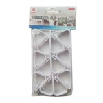 Tablecloth Clips X 12 Plastic Table Garden BBQ Cover Holder Grips Clips