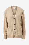 Vila - Cardigan viRil L/S Oversize Knit Cardigan - Beige