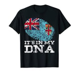 It's In My DNA Fiji Country Flag Genes Vintage Fijian T-Shirt