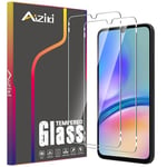 Aiziki Verre Trempé pour Samsung Galaxy A05/A05s/Redmi 13C, Lot de 2, Film Protection Écran, (0,33mm HD Ultra Transparent) Dureté 9H Glass vitre protection pour Samsung Galaxy A05/A05s/Redmi 13C