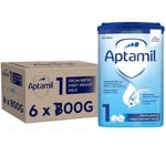 Aptamil First Infant Baby Milk Stage1Birth Formula Powder Substitute Pack 6x700g