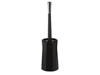 Spirella, Brosse WC en Porcelaine Élégante et Durable, Design Moderne pour Salle de Bain, Facile à Nettoyer, Idéale pour Un Style Contemporain-Noir, Taille Standard