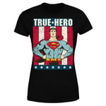 T-Shirt Femme Superman True Hero DC Originals - Noir - S - Noir