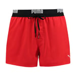 Short de bain Puma rouge