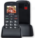 Artfone Senior Mobile Phones, SIM Free Big Button Basic Mobile Phone Unlocked