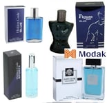Modak 4 Pack Mens Perfume Jazz Club,Hidden Code Sports,Figure Out blue EDT 100ml