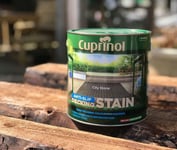 CUPRINOL ANTI-SLIP DECK STAIN CITY STONE 2.5L