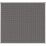 Couverture lestée Gris 200x220 cm 9 kg Tissu Vidaxl Grey