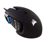 Corsair SCIMITAR ELITE RGB MMO Gaming Mouse, Optical, Omron Switches, 4-Zone RGB