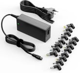 15V 16V 18.5V 19V 19.5V 20V Ac Dc Adaptateur Chargeur Universel Pc Portable Cable D'Alimentation Avec 16 Tips Pour Lenovo Dell Asus Acer Samsung Sony Toshiba Hp Compaq Medion Sony Viso