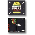 Chaussettes hautes Happy socks  2-PACK BLAST OFF BURGER SOC