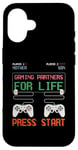 iPhone 16 Mother And Son Gaming Partners for Life Video Game Gamer Case