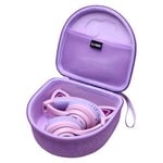 L LTGEM Hard Case for iClever BTH13/ HS20 Cat Ear Kids Headphone, for Cat Ear Led Light Bluetooth Kids Headphones -Kid Portable Travel Bag (Case Only)