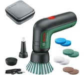 BOSCH UniversalBrush Electric Cleaning Brush Set - Black & Green, Green