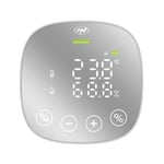 Capteur de qualité de l'air et de dioxyde de carbone (CO2) PNI SafeHouse HS291 avec Wi-Fi, contrôle de l'application Tuya Smart, surveillance du CO2, température, humidité, batterie de secours, alarme