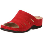 Berkemann Femmes Bine Washable Mules, Rot, 40 2/3 EU