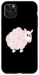 Coque pour iPhone 11 Pro Max Mouton rose – Dessin animé drôle de moutons