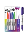 Sharpie Glam Pop Permanente Markers | Fin spids for fede detaljer | Assorterede livlige farver | 5 markerpenne