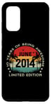 Coque pour Galaxy S20 10 Year Old Gifts June 2014 Limited Edition 10th Birthday