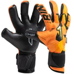 Rinat Gants de Gardien de But de Football Meta Tactik GK Alpha Junior Orange Unisexe Taille 6