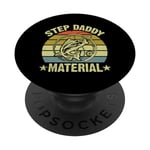 Step Daddy Matériel Fête des Pères Pêche Step Dad PopSockets PopGrip Interchangeable