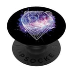 Ours, Constellation Galaxie Nuit Starry Art PopSockets PopGrip Adhésif