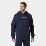 Helly Hansen Cotton Fleece Hettegenser Herre Marineblå L