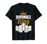 Dominoes King - Domino Player Dominoes Lover Tile Game T-Shirt