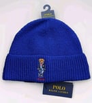 POLO RALPH LAUREN POLO BEAR RIB KNIT BEANIE HAT .ONE SIZE 50CM