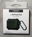 For Apple Airpods Pro Case, Spigen Tough Armor Shockproof Cover - Military