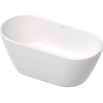 Baignoire îlot 160x75 Duravit D-Neo avec trop-plein