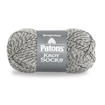 PATONS Patons Kroy Socks Yarn - (1) Super Fine Gauge 50ml Grey Marl For Crochet, Knitting & Crafting