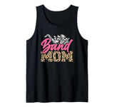 Band Mom Leopard Print Music Instruments Tank Top