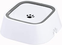 Anti-Splash Dog Water Bowl, Dog Water Bowl, Anti-Splash Dog Bowl Antioverflow Kulho koirille Kissoille matkustamiseen (valkoinen)