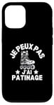 Coque pour iPhone 12/12 Pro Je Peux Pas J'ai Patinage Patin A Glace Patinage Artistique