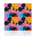 Declea Home Decor Décoration murale - Tableau Pop Art Mickey Mouse - Tableau Pop Art Mickey Mouse - Prêt à accrocher