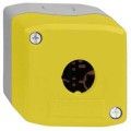 SCHNEIDER ELECTRIC RÉF: XALK01 - Harmony boite - 1 trou - couvercle jaune - fond gris clair