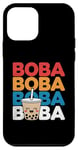 Coque pour iPhone 12 mini Boba Milk Tea Milktea Bubble Tea Boba Pearl Lover