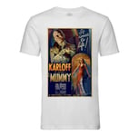 T-Shirt Homme Col Rond La Mommie / Vieille Affiche De Film Rétro Poster Cinéma Vintage Horreur