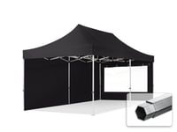 TOOLPORT 3x6m, aluminium, easy-up-pavillon, 2 sidedele, sort - (600236)