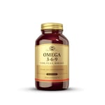 Solgar Omega 3-6-9 Softgels - Pack of 120 - Blend of Premium Fish, Flax and Borage Oils – Specially formulated ratio - Molecularly distilled to remove mercury, PCBs and heavy metal contaminants