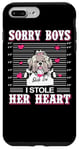 Coque pour iPhone 7 Plus/8 Plus Shih Tzu Dog Valentines Day I Stole Her Heart Valentine