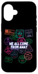 Coque pour iPhone 16 We All Come From Away Tampons de voyage théâtre musical