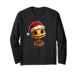 Celebrate the Season with this Christmas Scarecrow Long Sleeve T-Shirt