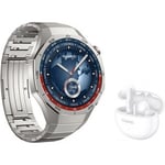 Huawei Watch GT5 46 mm, Titan + Freebuds 5I Øretelefoner