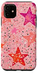 Coque pour iPhone 11 Coque de téléphone motif léopard rose layette