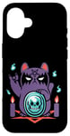 Coque pour iPhone 16 Chat japonais ManekiNeko - Bad Luck - Adorable chat gothique