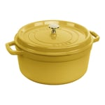 Staub La Cocotte 26 cm round Cast iron citron