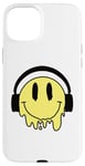 Coque pour iPhone 15 Plus Sourire jaune fondant drôle souriant visage dégoulinant mignon