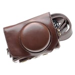 Camera Case Bag for Canon PowerShot G7XII G7x Mark II brown